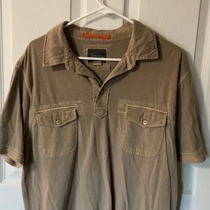 Distressed look short sleeve